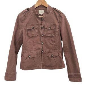 LOFT Women's Brown Military Jacket